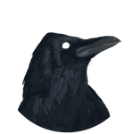 icon of my spirit animal, the crow